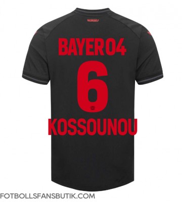 Bayer Leverkusen Odilon Kossounou #6 Replika Hemmatröja 2023-24 Kortärmad